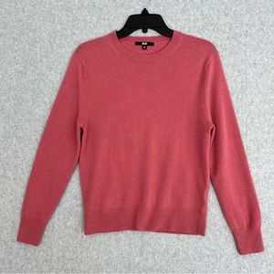 Uniqlo Women's Crew Neck Sweater - Pink